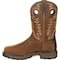 Georgia Boot Men's Waterproof Pull-On Boot, 8 M, Alloy Toe, 11 in H, Brown, GB00224 GB00224 - alternate 3